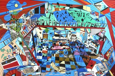 A megszállók, 2000 (olaj és akril, vászon)