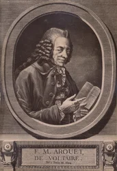 Voltaire francia író és filozófus, XVIII. század 1894