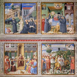Epizódok Szent Ágoston életéből, 1463-65