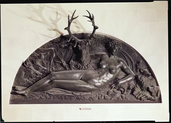 Fontainebleau nimfa, 1542 (bronz)