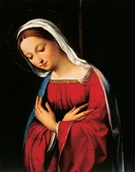 Madonna, Garofalo betlehemes részlete (1481-1559)