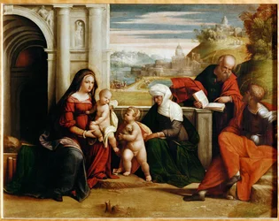 Sacra Conversazione (festmény fára)