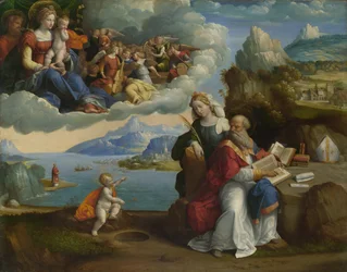 Szent Ágoston látomása c. 1520
