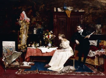 Bemutatja portréját, 1883