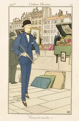 Reggeli öltöny, a Costumes Parisiens-ből