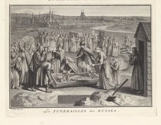 Temetés Oroszországban, 1732
