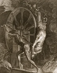 Ixion a Tartarusban a keréken, 1731