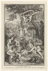 Táj pásztorokkal és pásztorlányokkal Címlap ehhez: F. Greenwood, Versek, 1719