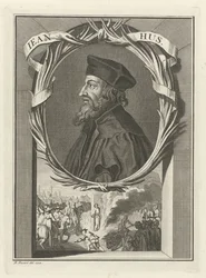 Husz János portréja, 1712