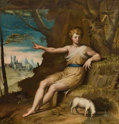 Népünk Boldogasszonya kápolna, déli oldal második szakasza, Bernardino Campi, San Giovanni nel Desert 1569