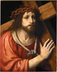 Krisztus keresztet hordoz (nyárfa)