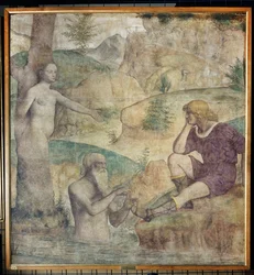 Driope és Tavaiano súlyos konzulátusa, 1514 körül (vásznon hordott leválasztott freskó)