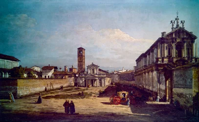 Milánó látképe (festmény)