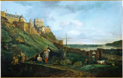 Theben an der March romjai, Ausztria (olaj, vászon)
