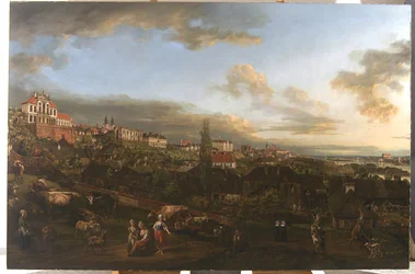 Varsó látképe az Ordynacki-palotával, 1772