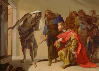 Sámuel árnyát Saul idézi meg, kb. 1655