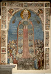 Madone de la Misericorde – Irgalmas Madonna (Az Irgalmas Madonna) Daddi, Bernardo (1290-1350)