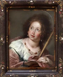 Alexandriai Szent Katalin (kb. 290- mártír 307). Bernardo Strozzi, Cappucino (1581-1644) festménye, olaj, vászon, 1630 előtt. Olasz művészet 17. század. Staatsgalerie, Stuttgart (Németország).