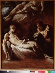 Tanulmány a lerakáshoz Bernardo Strozzi (1581-1644) festménye