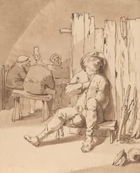 Részeg paraszt egy fogadóban, 1775.