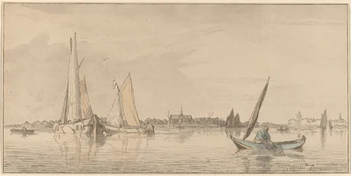 Folyó a várossal, 1775.