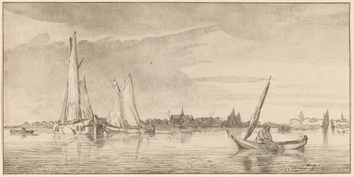 Folyó a várossal, 1775.