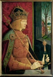I. Maximilián császár (festmény fára)