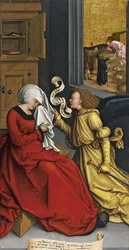 Az Angyali üdvözlet Szent Annának, kb. 1505-1510