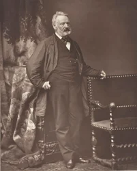 Victor Hugo francia regényíró, drámaíró és költő, 1802-1885, 187576.