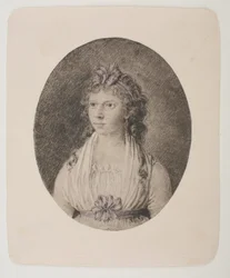 Maren Schou West, született Grønlund portréja