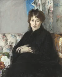 Madame Edma Pontillon portréja, született Morisot, 1871