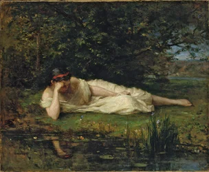 Tanulmány a vízparton, 1864