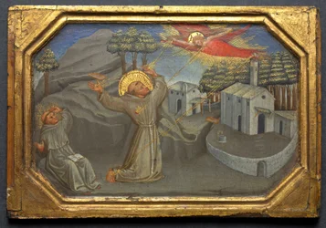 Assisi Szent Ferenc a stigmák fogadása, c. 1430 (tempera és arany fán)