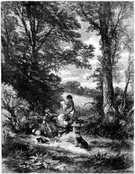 The Gleaners at the Stile, 1930-as évek.