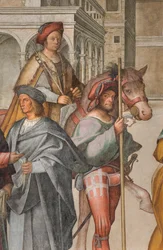 Központi hajó, első északi szakasz, Szent Joachim és Sant