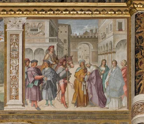 Központi hajó, első északi szakasz, Szent Joachim és Sant