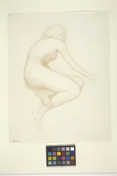 Guggoló modell (tinta papíron)