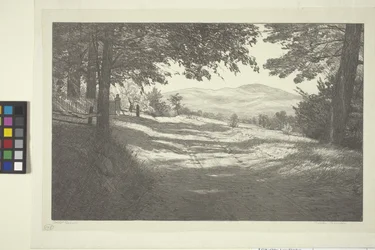 Északi nézet (tinta papíron)