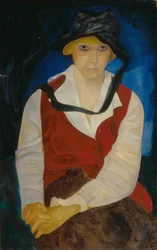 A művész feleségének portréja, 1917