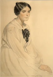 Xenia Nikolaevna Semenova Skalova portréja, 1920
