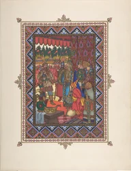 Illusztráció a Marya Morevna meséhez, c. 1925