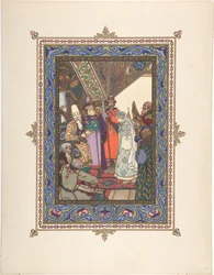 Illusztráció a Snegurochka meséhez, c. 1925