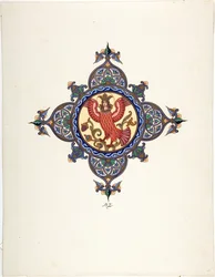 A tűzmadár, mint Tsarevna - Tűzmadár mint Tsarevna, Zvorykin, Borisz Vasziljevics (1872-1935 után), c. 1925 - Színes litográfia - Magángyűjtemény