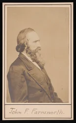 John Franklin Farnsworth portréja 1820-1897, 1897 előtt.