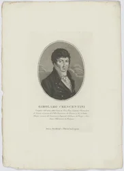Girolamo Crescentini portréja 1762-1846, 1800 után.