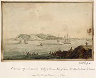 Vázlatsorozat, nézetek Nagy-Britanniában, a kontinensen és Amerikában 1772-1778 (akvarell)