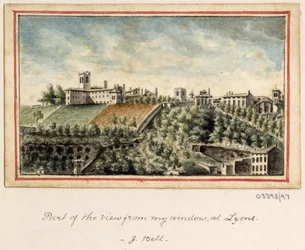 Vázlatsorozat, nézetek Nagy-Britanniában, a kontinensen és Amerikában 1772-1778 (akvarell)