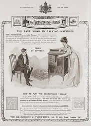 A The Gramophone Comany reklámja