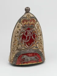 Tiszti gránátos sapka, 65. gyalogezred, 1758 körül