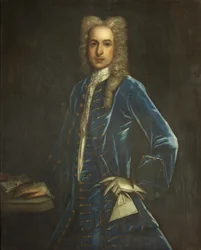 Sir John Smyth, 3. báró portréja, 1720 körül (olaj, vászon)